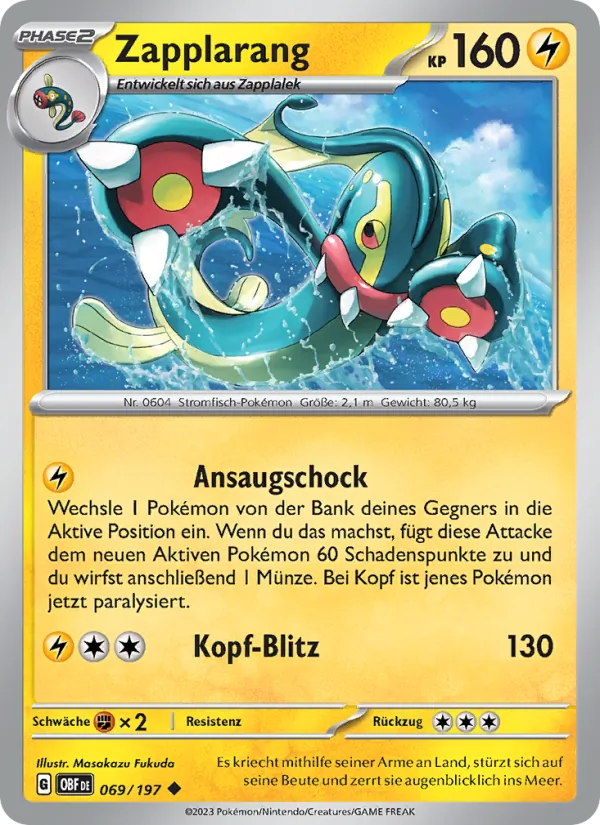 Karte Zapplarang aus Obsidian Flammen, Nummer 069/197