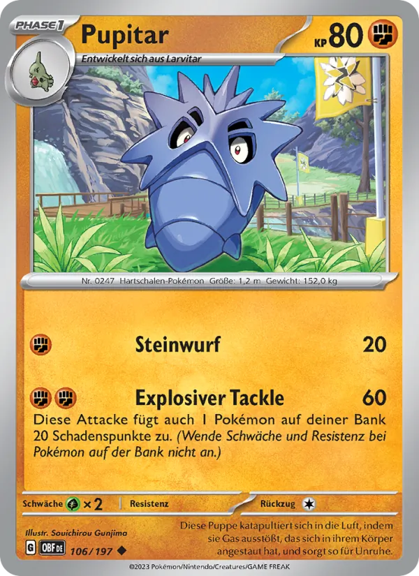 Karte Pupitar aus Obsidian Flammen, Nummer 106/197