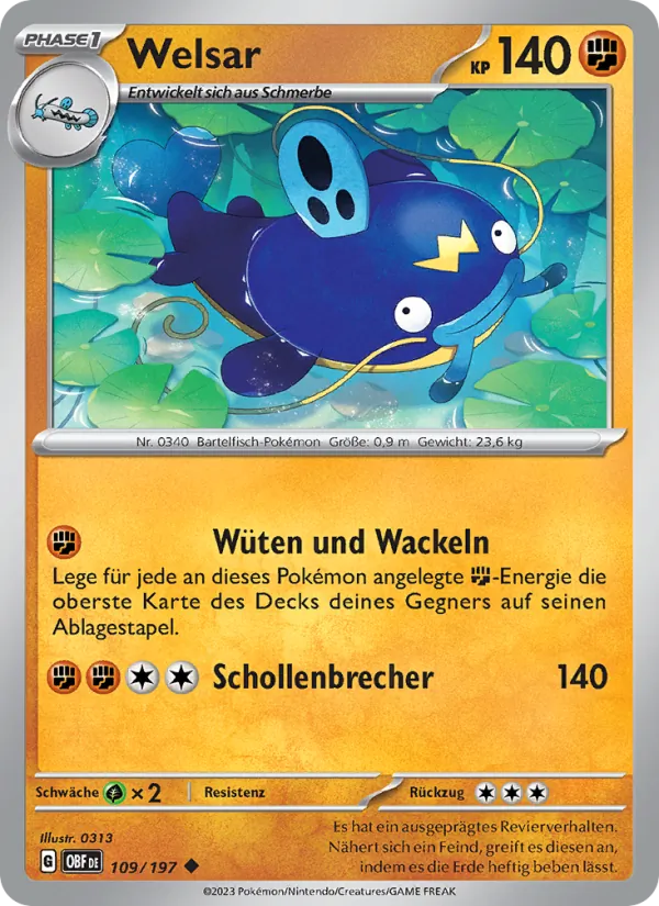 Karte Welsar aus Obsidian Flammen, Nummer 109/197
