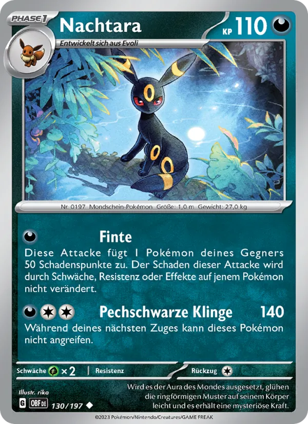 Karte Nachtara aus Obsidian Flammen, Nummer 130/197