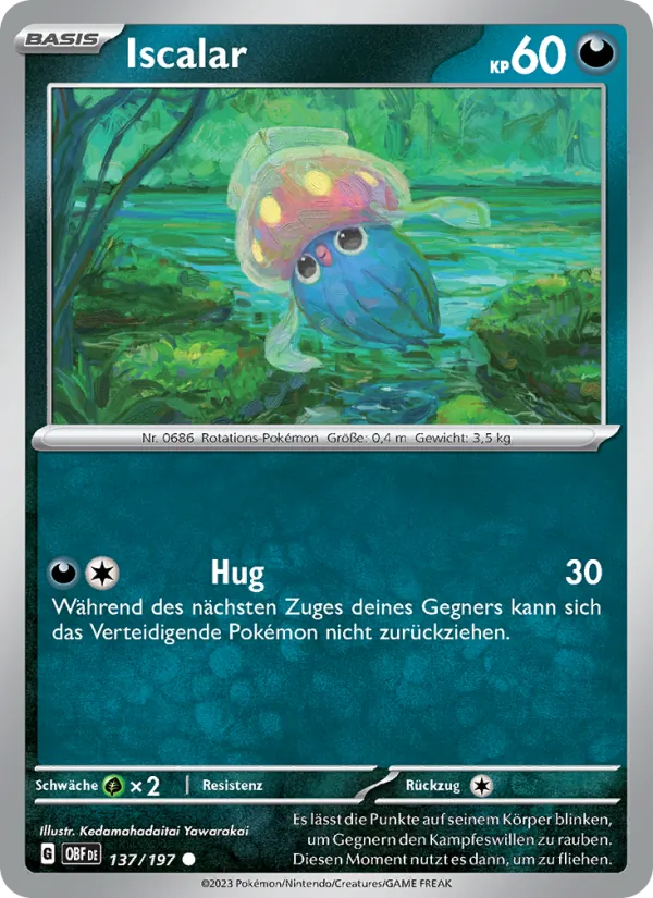 Karte Iscalar aus Obsidian Flammen, Nummer 137/197