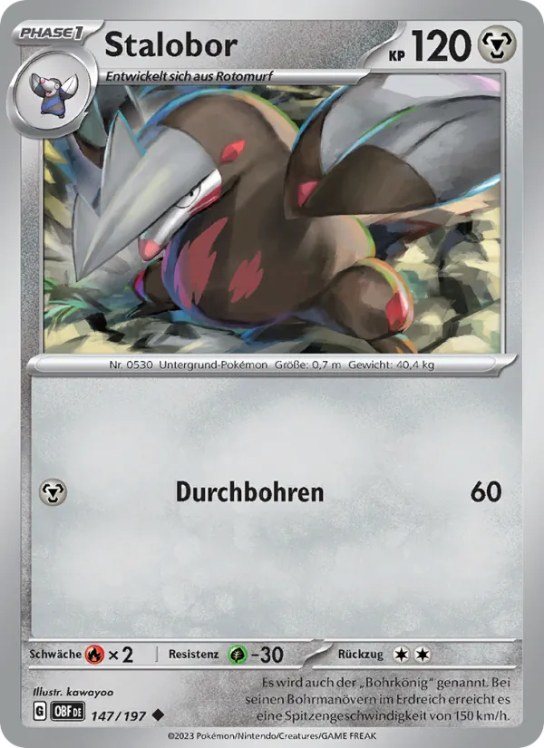 Karte Stalobor aus Obsidian Flammen, Nummer 147/197