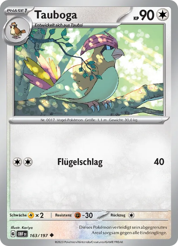 Karte Tauboga aus Obsidian Flammen, Nummer 163/197