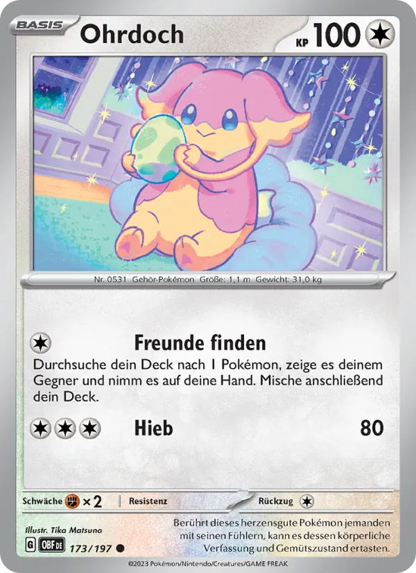 Karte Ohrdoch aus Obsidian Flammen, Nummer 173/197