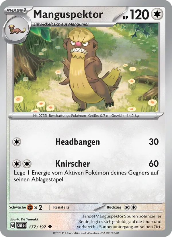 Karte Manguspektor aus Obsidian Flammen, Nummer 177/197