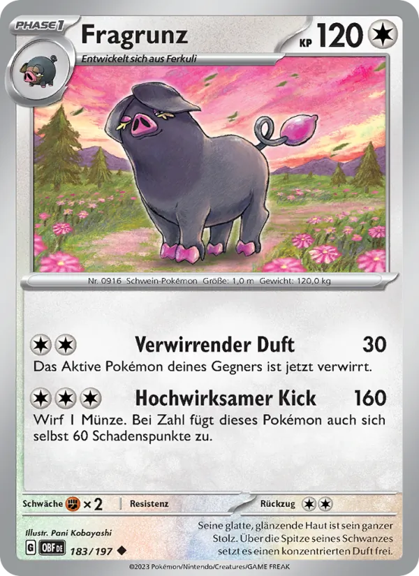 Karte Fragrunz aus Obsidian Flammen, Nummer 183/197