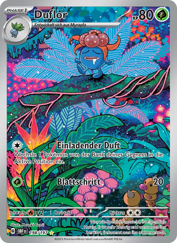 Karte Duflor aus Obsidian Flammen, Nummer 198/197