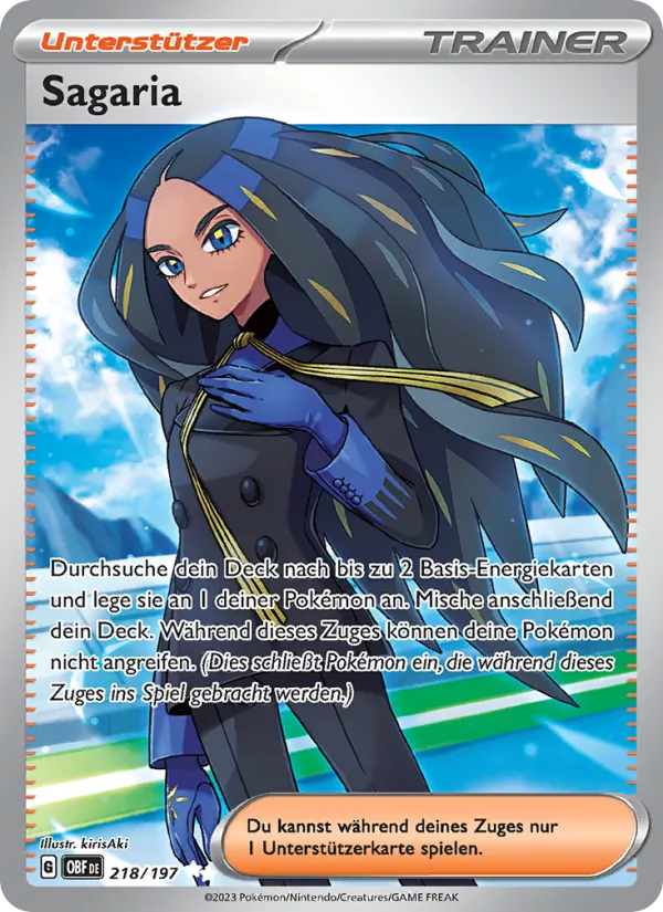 Karte Sagaria aus Obsidian Flammen, Nummer 218/197