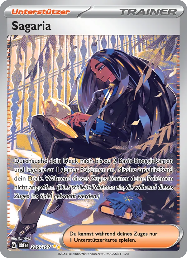 Karte Sagaria aus Obsidian Flammen, Nummer 226/197