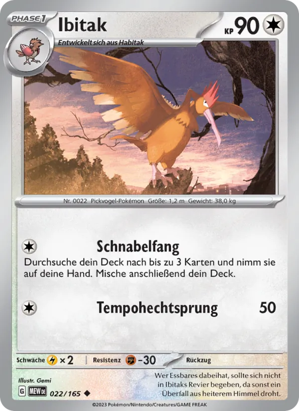 Karte Ibitak aus 151, Nummer 022/165