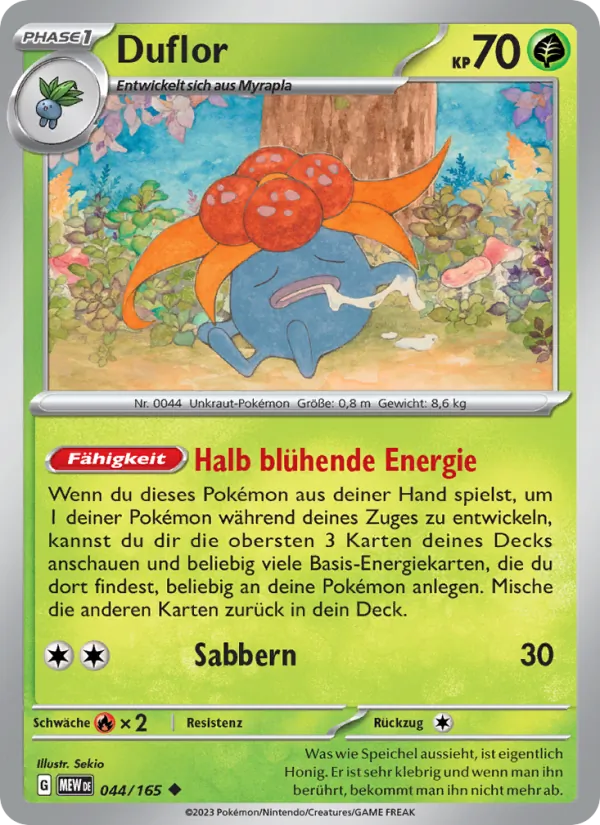 Karte Duflor aus 151, Nummer 044/165