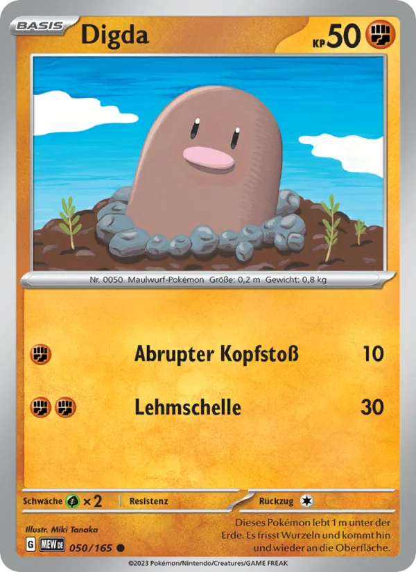 Karte Digda aus 151, Nummer 050/165