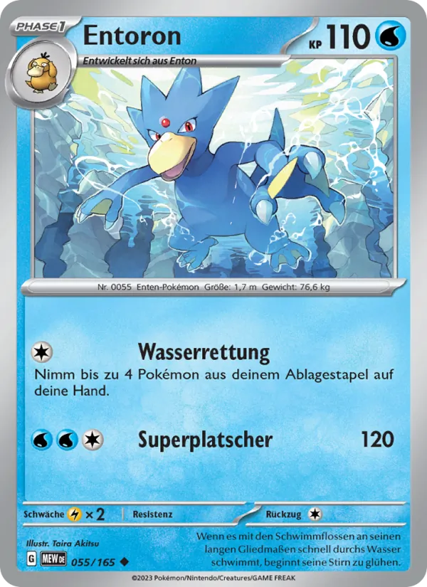 Karte Entoron aus 151, Nummer 055/165