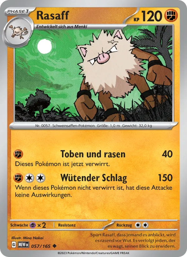 Karte Rasaff aus 151, Nummer 057/165