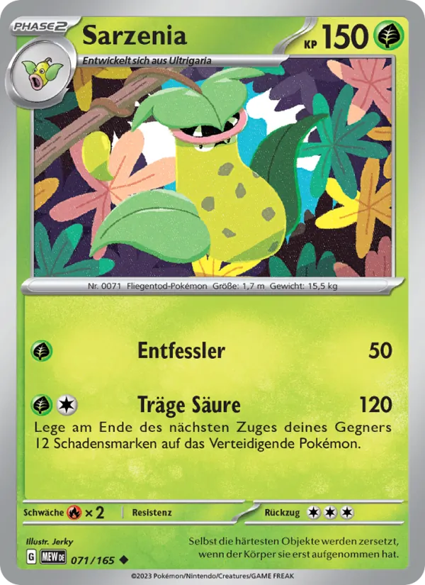 Karte Sarzenia aus 151, Nummer 071/165