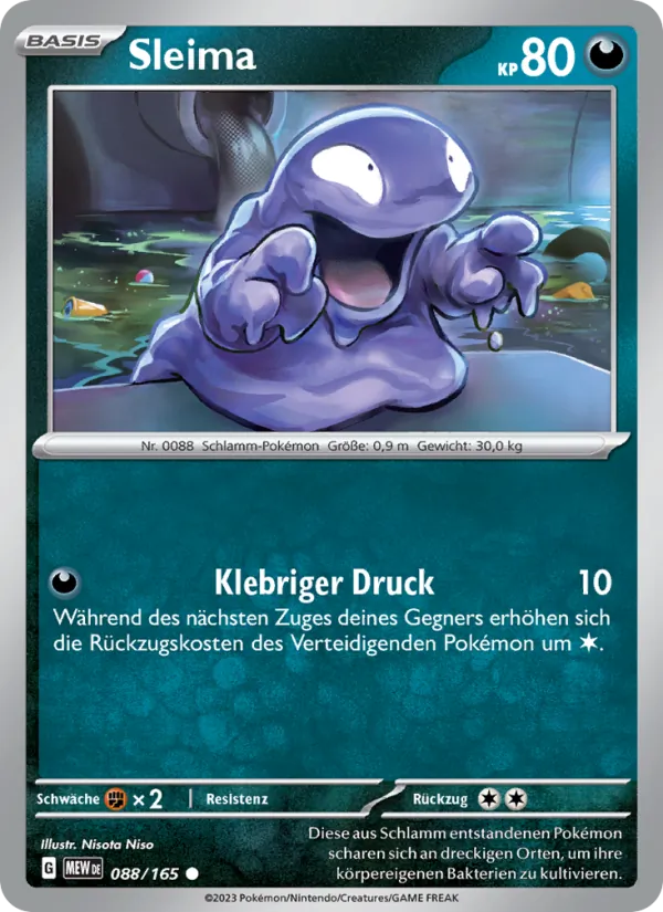 Karte Sleima aus 151, Nummer 088/165