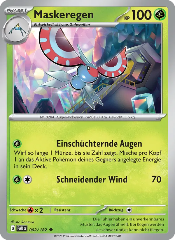 Karte Maskeregen aus Paradoxrift, Nummer 002/182