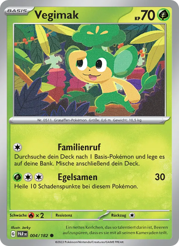 Karte Vegimak aus Paradoxrift, Nummer 004/182
