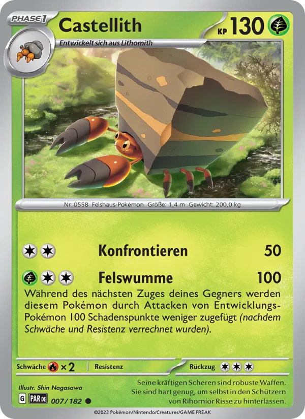 Karte Castellith aus Paradoxrift, Nummer 007/182