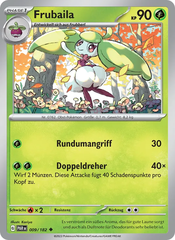 Karte Frubaila aus Paradoxrift, Nummer 009/182