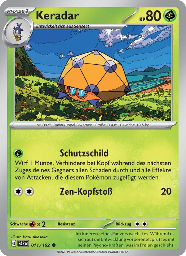 Karte Keradar aus Paradoxrift, Nummer 011/182