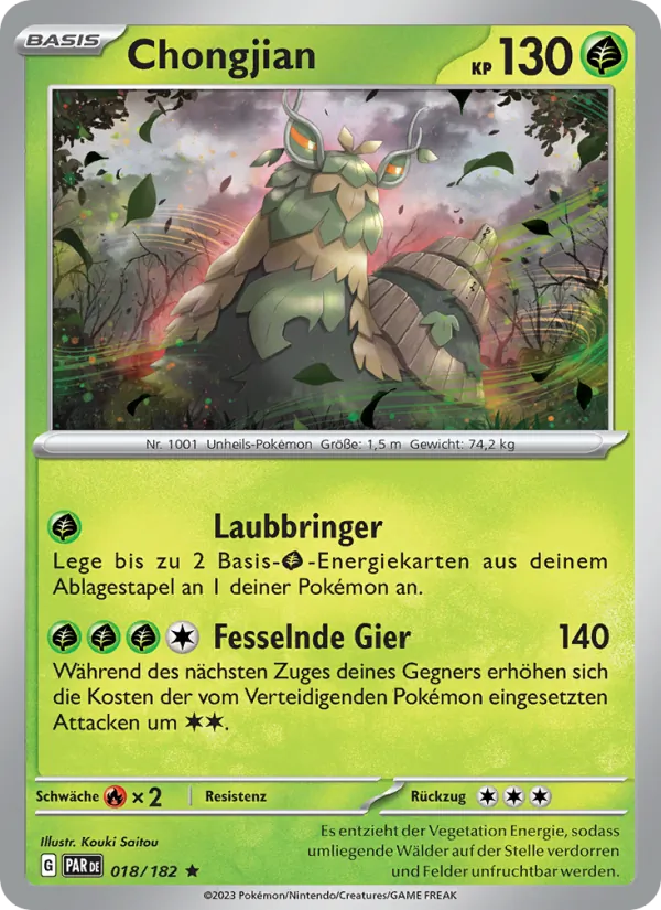 Karte Chongjian aus Paradoxrift, Nummer 018/182