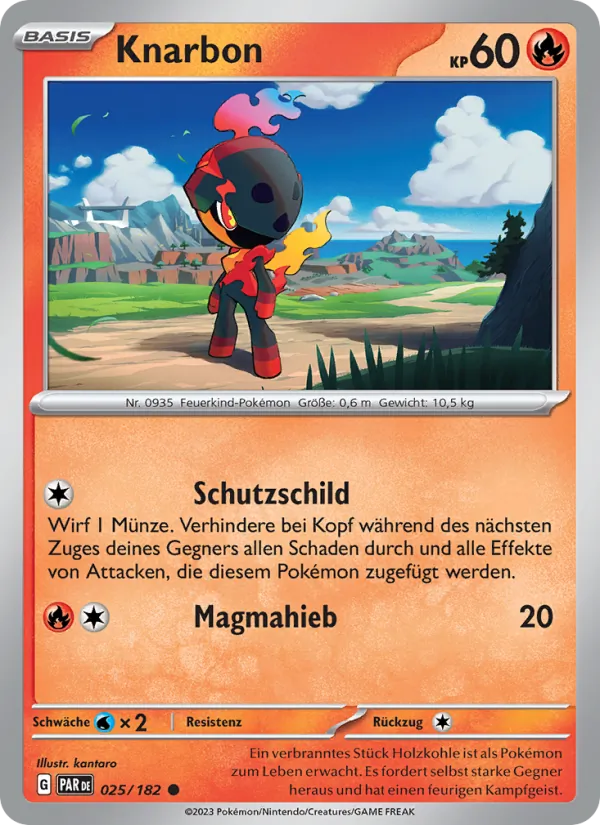 Karte Knarbon aus Paradoxrift, Nummer 025/182
