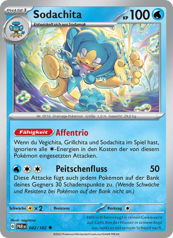 Karte Sodachita aus Paradoxrift, Nummer 042/182