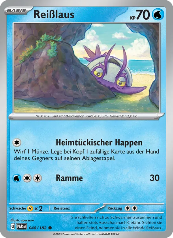 Karte Reißlaus aus Paradoxrift, Nummer 048/182