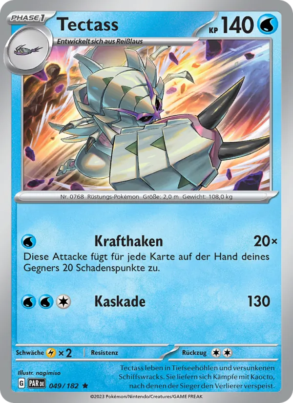 Karte Tectass aus Paradoxrift, Nummer 049/182