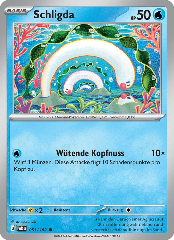Karte Schligda aus Paradoxrift, Nummer 051/182