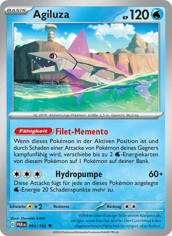Karte Agiluza aus Paradoxrift, Nummer 054/182