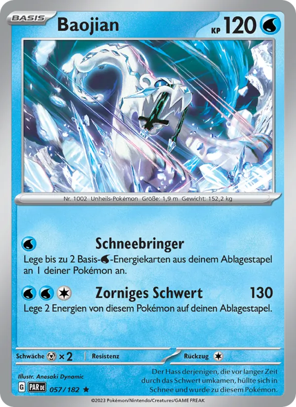 Karte Baojian aus Paradoxrift, Nummer 057/182