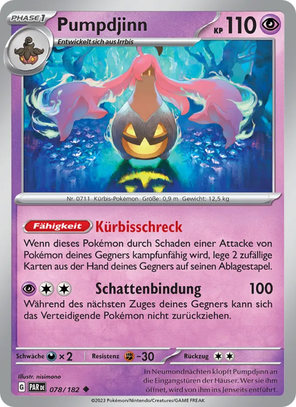 Karte Pumpdjinn aus Paradoxrift, Nummer 078/182