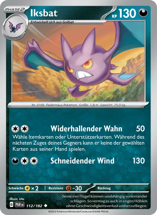 Karte Iksbat aus Paradoxrift, Nummer 112/182