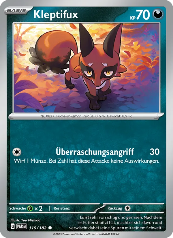 Karte Kleptifux aus Paradoxrift, Nummer 119/182
