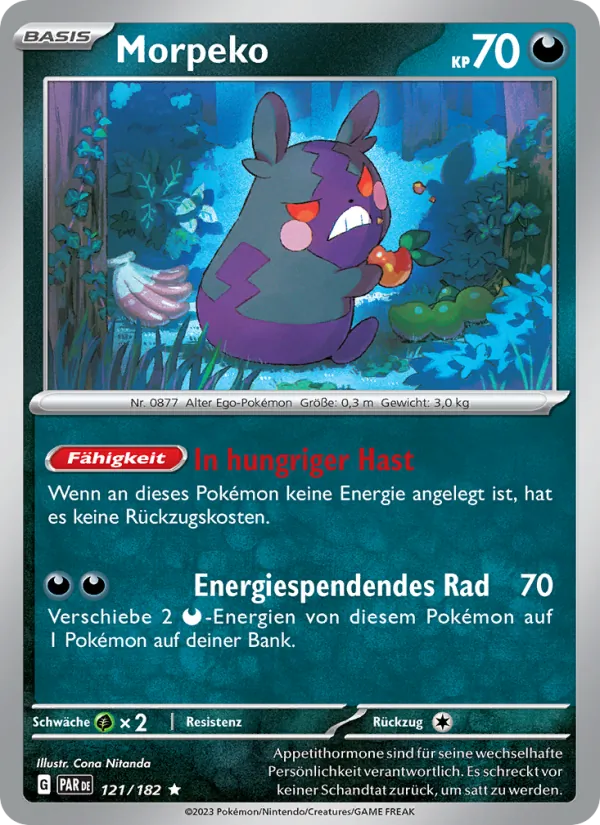 Karte Morpeko aus Paradoxrift, Nummer 121/182