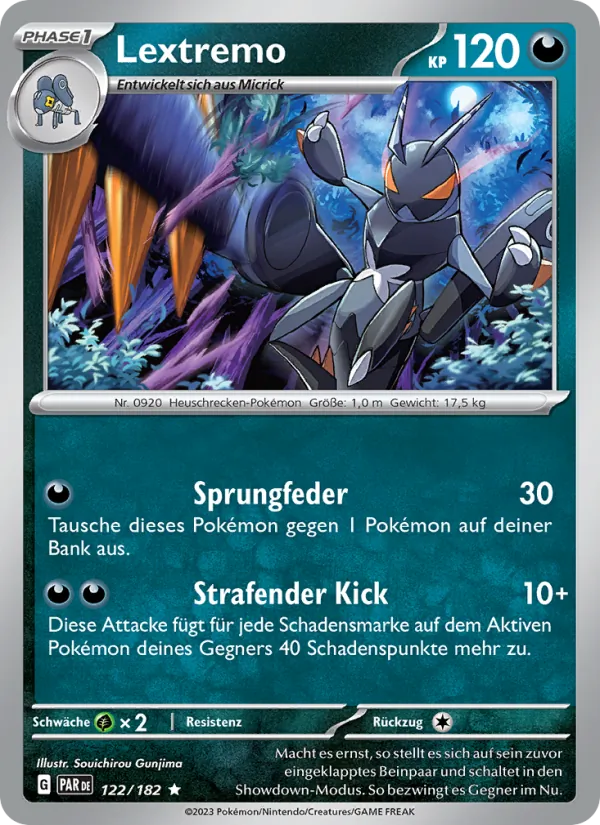 Karte Lextremo aus Paradoxrift, Nummer 122/182