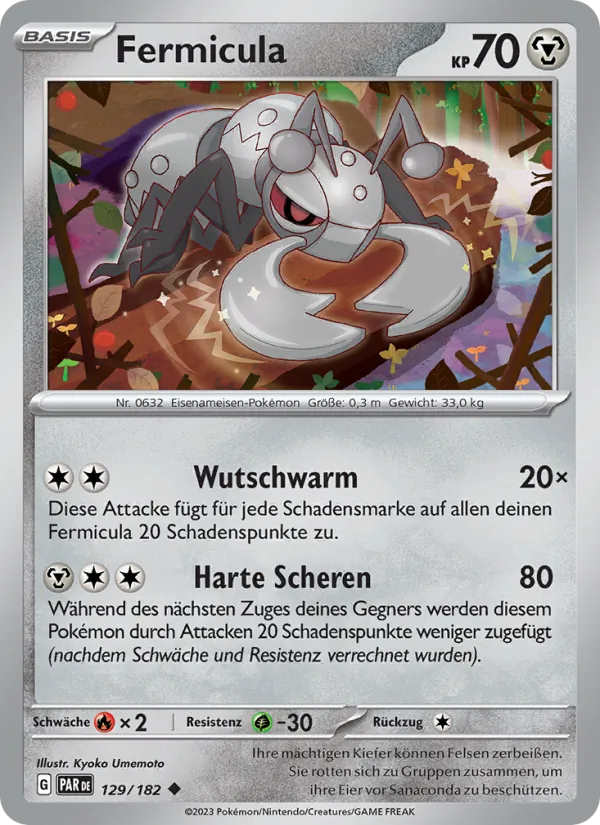 Karte Fermicula aus Paradoxrift, Nummer 129/182