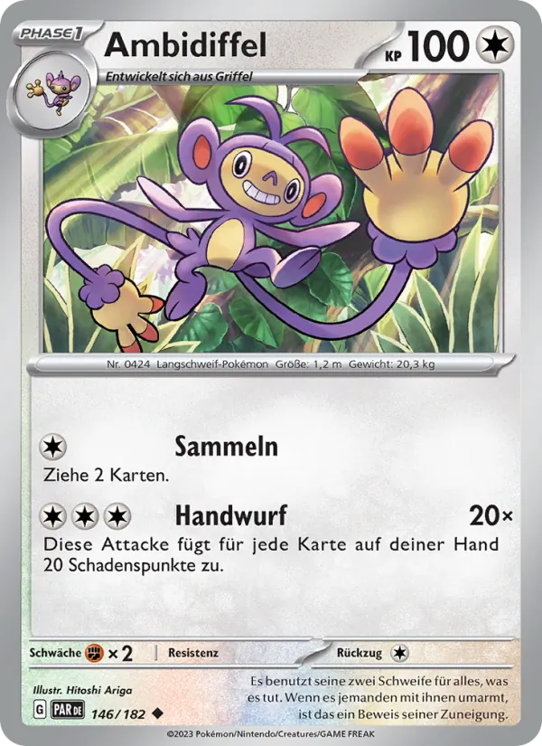 Karte Ambidiffel aus Paradoxrift, Nummer 146/182
