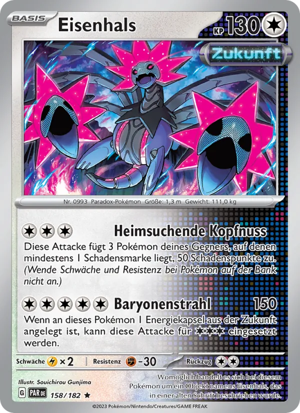 Karte Eisenhals aus Paradoxrift, Nummer 158/182