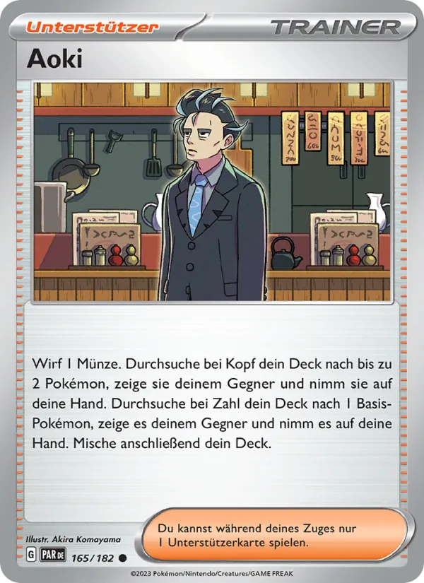 Karte Aoki aus Paradoxrift, Nummer 165/182