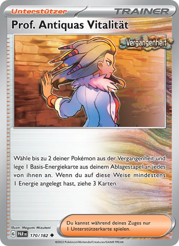 Karte Prof. Antiquas Vitalität aus Paradoxrift, Nummer 170/182