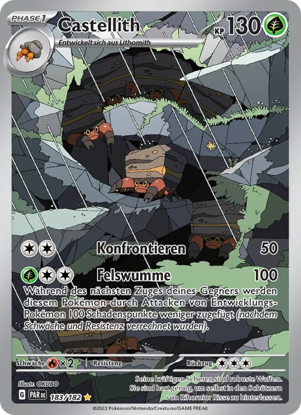 Karte Castellith aus Paradoxrift, Nummer 183/182
