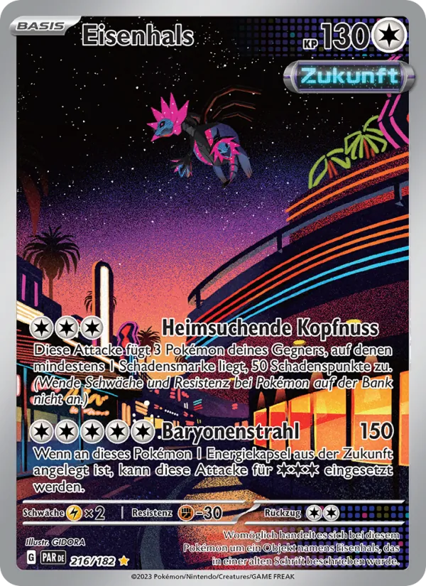 Karte Eisenhals aus Paradoxrift, Nummer 216/182