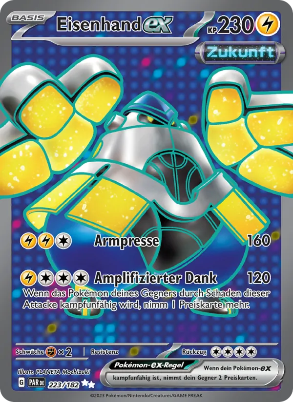 Karte Eisenhand-ex aus Paradoxrift, Nummer 223/182