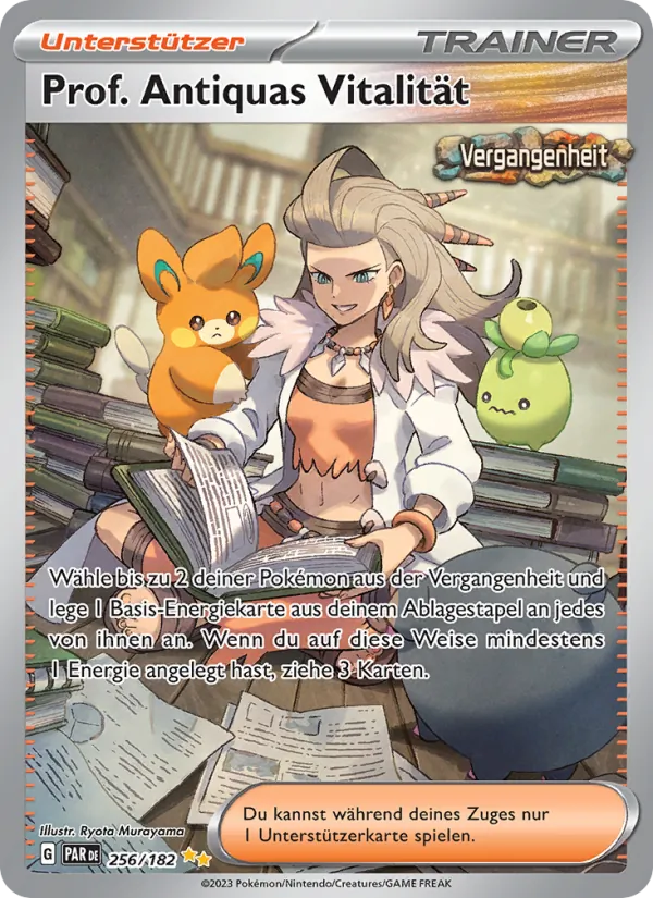 Karte Prof. Antiquas Vitalität aus Paradoxrift, Nummer 256/182