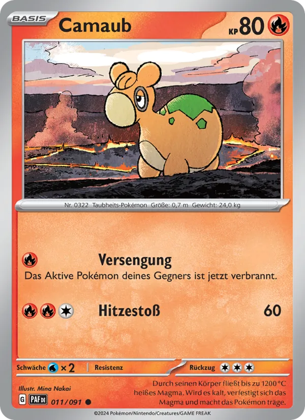 Karte Camaub aus Paldeas Schicksale, Nummer 011/91