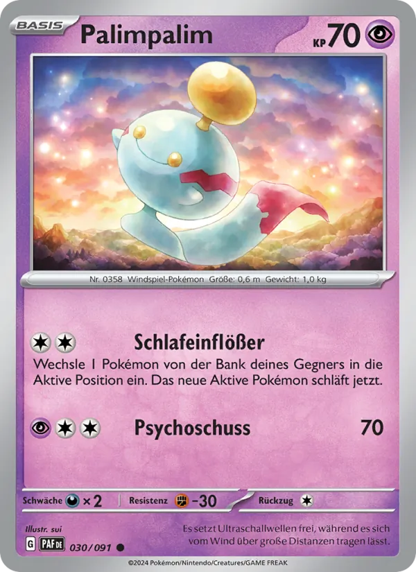 Karte Palimpalim aus Paldeas Schicksale, Nummer 030/91