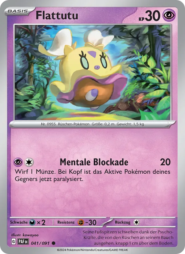 Karte Flattutu aus Paldeas Schicksale, Nummer 041/91